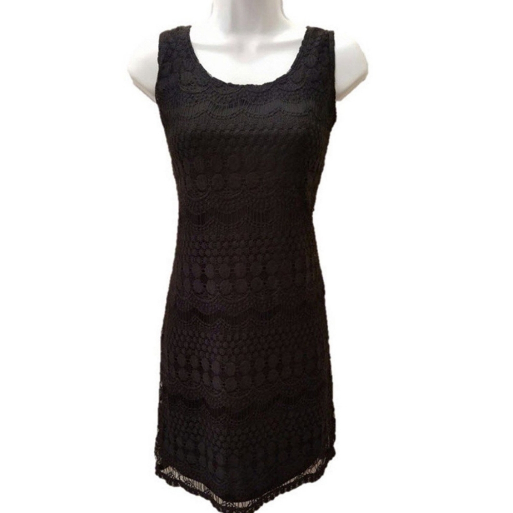 BOGO Black Lace Tank Dress